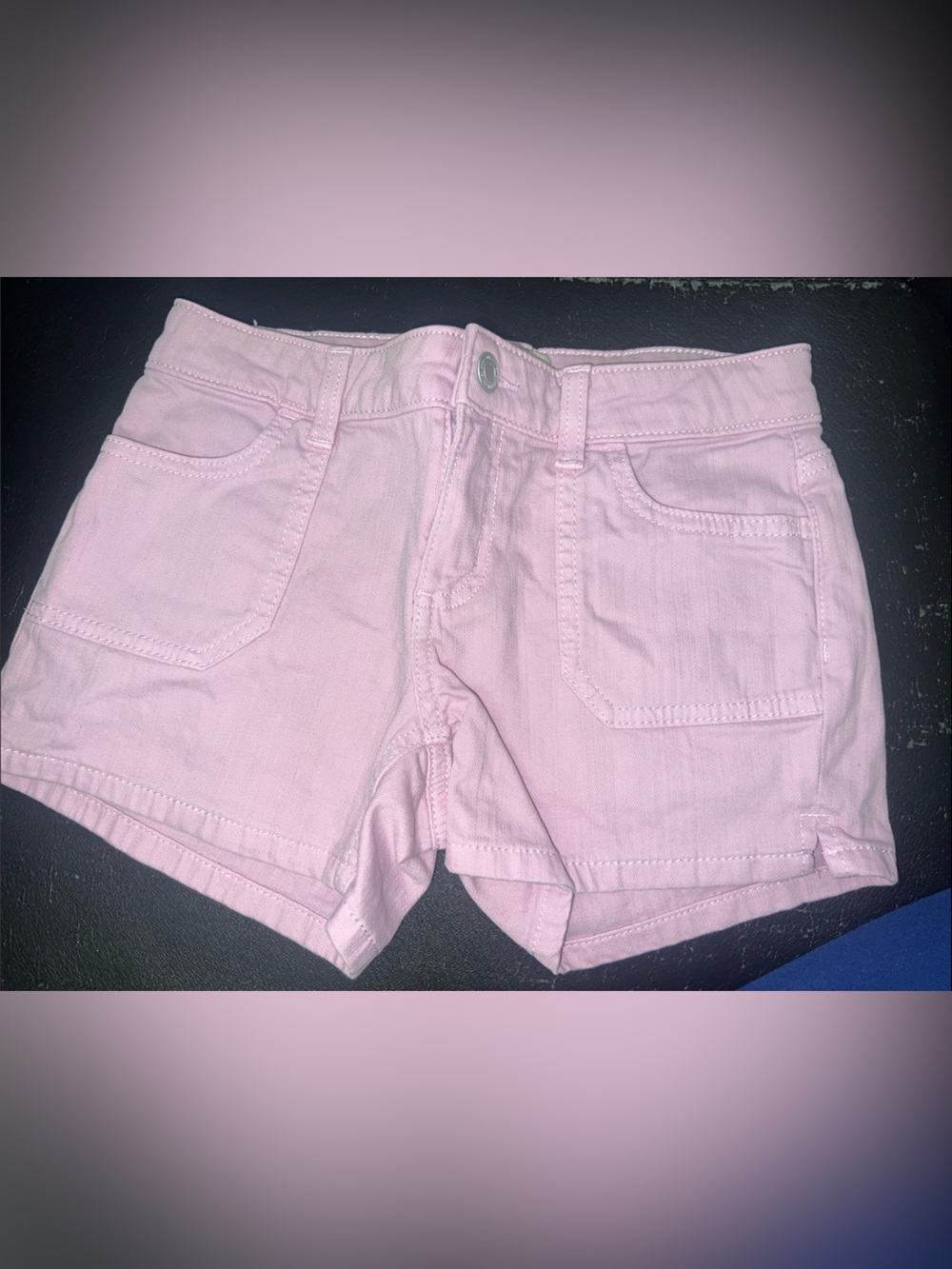 Cat & Jack Light Pink Girls' Denim Shorts